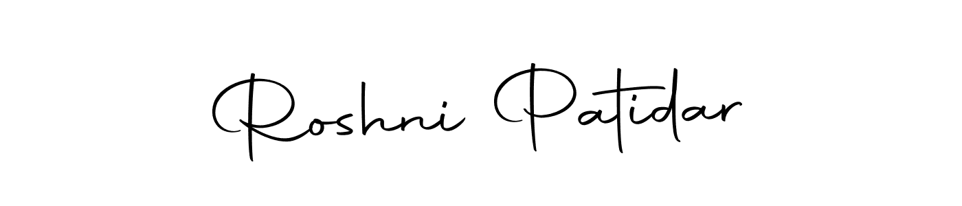 You should practise on your own different ways (Autography-DOLnW) to write your name (Roshni Patidar) in signature. don't let someone else do it for you. Roshni Patidar signature style 10 images and pictures png