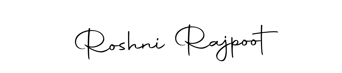 Also we have Roshni Rajpoot name is the best signature style. Create professional handwritten signature collection using Autography-DOLnW autograph style. Roshni Rajpoot signature style 10 images and pictures png