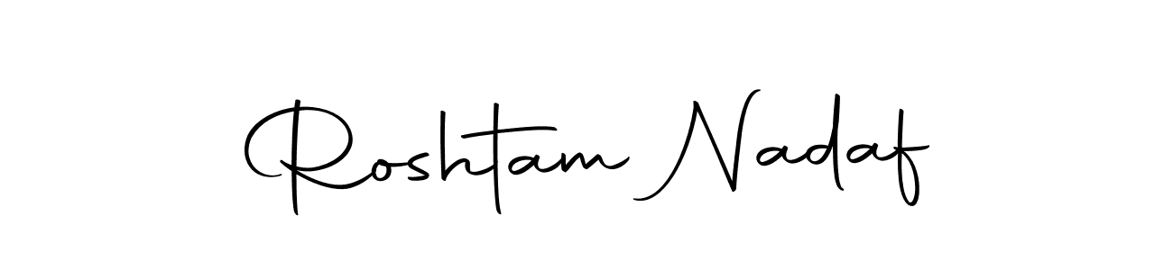 Also we have Roshtam Nadaf name is the best signature style. Create professional handwritten signature collection using Autography-DOLnW autograph style. Roshtam Nadaf signature style 10 images and pictures png