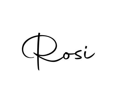 Rosi stylish signature style. Best Handwritten Sign (Autography-DOLnW) for my name. Handwritten Signature Collection Ideas for my name Rosi. Rosi signature style 10 images and pictures png