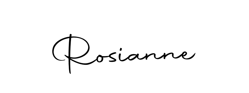 Create a beautiful signature design for name Rosianne. With this signature (Autography-DOLnW) fonts, you can make a handwritten signature for free. Rosianne signature style 10 images and pictures png