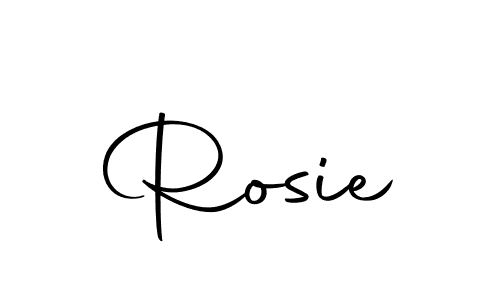 Create a beautiful signature design for name Rosie. With this signature (Autography-DOLnW) fonts, you can make a handwritten signature for free. Rosie signature style 10 images and pictures png