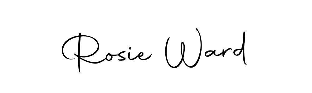 The best way (Autography-DOLnW) to make a short signature is to pick only two or three words in your name. The name Rosie Ward include a total of six letters. For converting this name. Rosie Ward signature style 10 images and pictures png