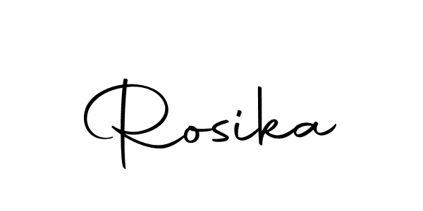 Rosika stylish signature style. Best Handwritten Sign (Autography-DOLnW) for my name. Handwritten Signature Collection Ideas for my name Rosika. Rosika signature style 10 images and pictures png