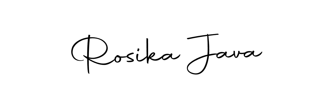 if you are searching for the best signature style for your name Rosika Java. so please give up your signature search. here we have designed multiple signature styles  using Autography-DOLnW. Rosika Java signature style 10 images and pictures png