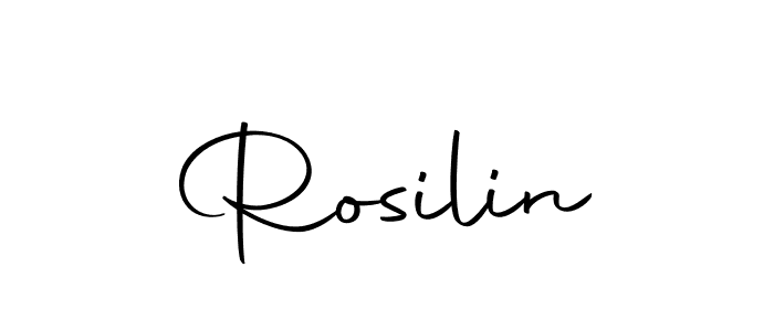 You should practise on your own different ways (Autography-DOLnW) to write your name (Rosilin) in signature. don't let someone else do it for you. Rosilin signature style 10 images and pictures png