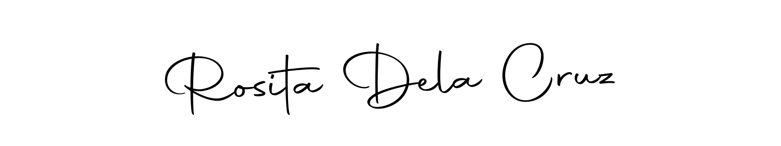 Design your own signature with our free online signature maker. With this signature software, you can create a handwritten (Autography-DOLnW) signature for name Rosita Dela Cruz. Rosita Dela Cruz signature style 10 images and pictures png