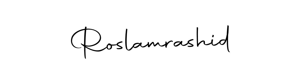 Design your own signature with our free online signature maker. With this signature software, you can create a handwritten (Autography-DOLnW) signature for name Roslamrashid. Roslamrashid signature style 10 images and pictures png