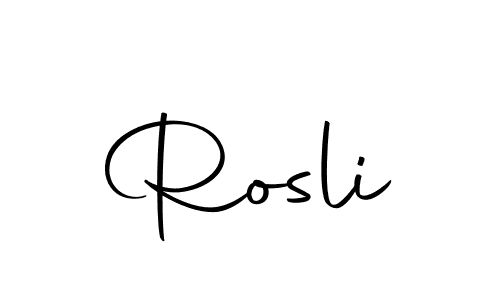 It looks lik you need a new signature style for name Rosli. Design unique handwritten (Autography-DOLnW) signature with our free signature maker in just a few clicks. Rosli signature style 10 images and pictures png