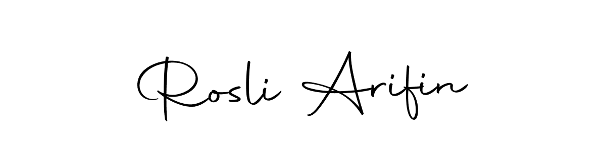 Similarly Autography-DOLnW is the best handwritten signature design. Signature creator online .You can use it as an online autograph creator for name Rosli Arifin. Rosli Arifin signature style 10 images and pictures png