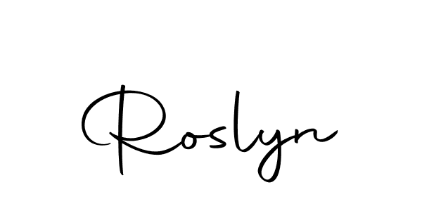 How to make Roslyn name signature. Use Autography-DOLnW style for creating short signs online. This is the latest handwritten sign. Roslyn signature style 10 images and pictures png