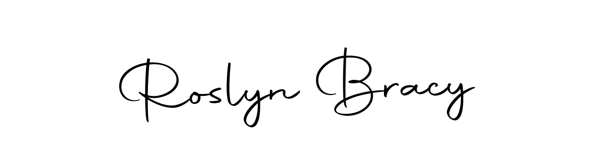 Create a beautiful signature design for name Roslyn Bracy. With this signature (Autography-DOLnW) fonts, you can make a handwritten signature for free. Roslyn Bracy signature style 10 images and pictures png