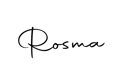 Make a beautiful signature design for name Rosma. With this signature (Autography-DOLnW) style, you can create a handwritten signature for free. Rosma signature style 10 images and pictures png
