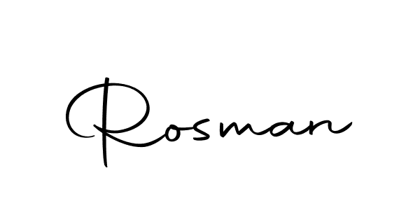 You should practise on your own different ways (Autography-DOLnW) to write your name (Rosman) in signature. don't let someone else do it for you. Rosman signature style 10 images and pictures png