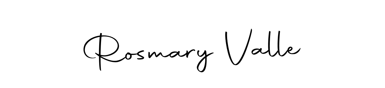 Rosmary Valle stylish signature style. Best Handwritten Sign (Autography-DOLnW) for my name. Handwritten Signature Collection Ideas for my name Rosmary Valle. Rosmary Valle signature style 10 images and pictures png