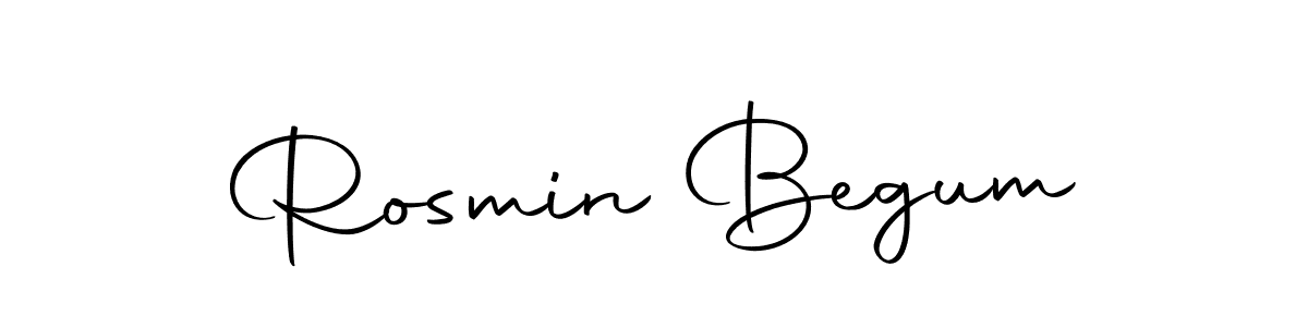 Make a short Rosmin Begum signature style. Manage your documents anywhere anytime using Autography-DOLnW. Create and add eSignatures, submit forms, share and send files easily. Rosmin Begum signature style 10 images and pictures png