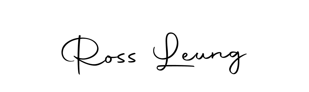 Create a beautiful signature design for name Ross Leung. With this signature (Autography-DOLnW) fonts, you can make a handwritten signature for free. Ross Leung signature style 10 images and pictures png
