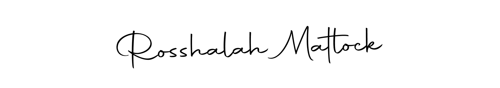 How to make Rosshalah Matlock signature? Autography-DOLnW is a professional autograph style. Create handwritten signature for Rosshalah Matlock name. Rosshalah Matlock signature style 10 images and pictures png