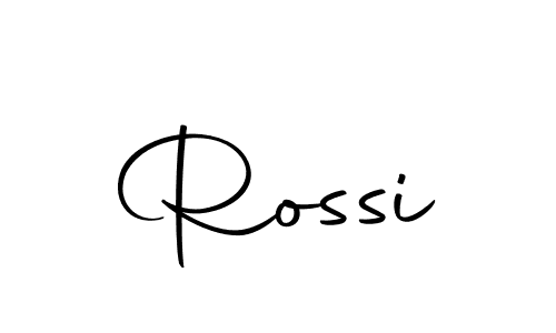 How to make Rossi signature? Autography-DOLnW is a professional autograph style. Create handwritten signature for Rossi name. Rossi signature style 10 images and pictures png
