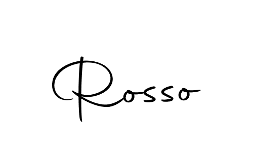 Use a signature maker to create a handwritten signature online. With this signature software, you can design (Autography-DOLnW) your own signature for name Rosso. Rosso signature style 10 images and pictures png