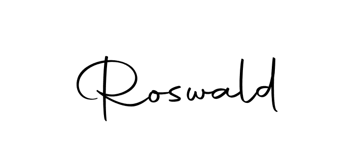 Make a beautiful signature design for name Roswald. With this signature (Autography-DOLnW) style, you can create a handwritten signature for free. Roswald signature style 10 images and pictures png