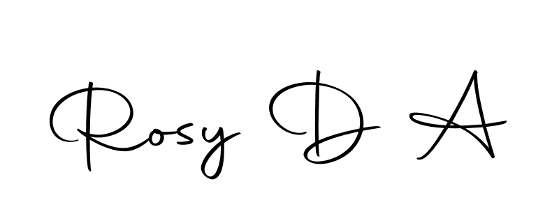 Also we have Rosy D A name is the best signature style. Create professional handwritten signature collection using Autography-DOLnW autograph style. Rosy D A signature style 10 images and pictures png