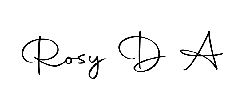 Also You can easily find your signature by using the search form. We will create Rosy D A name handwritten signature images for you free of cost using Autography-DOLnW sign style. Rosy D A signature style 10 images and pictures png