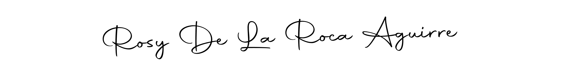 Design your own signature with our free online signature maker. With this signature software, you can create a handwritten (Autography-DOLnW) signature for name Rosy De La Roca Aguirre. Rosy De La Roca Aguirre signature style 10 images and pictures png