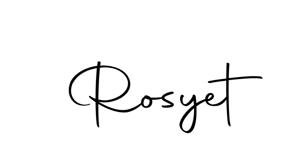 How to Draw Rosyet signature style? Autography-DOLnW is a latest design signature styles for name Rosyet. Rosyet signature style 10 images and pictures png