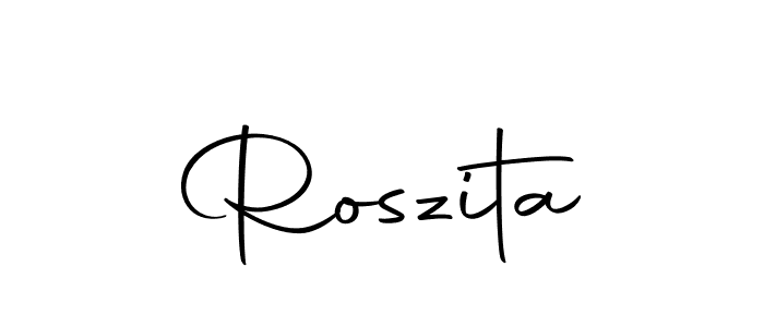 if you are searching for the best signature style for your name Roszita. so please give up your signature search. here we have designed multiple signature styles  using Autography-DOLnW. Roszita signature style 10 images and pictures png