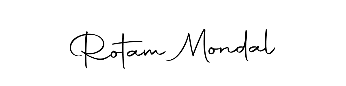 Make a beautiful signature design for name Rotam Mondal. Use this online signature maker to create a handwritten signature for free. Rotam Mondal signature style 10 images and pictures png