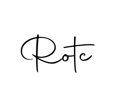 Design your own signature with our free online signature maker. With this signature software, you can create a handwritten (Autography-DOLnW) signature for name Rotc. Rotc signature style 10 images and pictures png