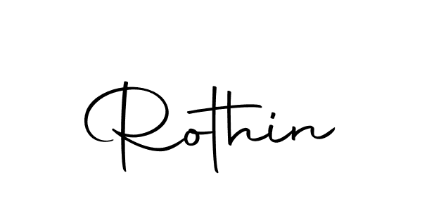 Make a beautiful signature design for name Rothin. Use this online signature maker to create a handwritten signature for free. Rothin signature style 10 images and pictures png