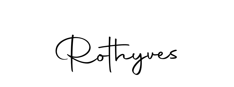 Rothyves stylish signature style. Best Handwritten Sign (Autography-DOLnW) for my name. Handwritten Signature Collection Ideas for my name Rothyves. Rothyves signature style 10 images and pictures png