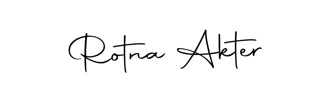 Rotna Akter stylish signature style. Best Handwritten Sign (Autography-DOLnW) for my name. Handwritten Signature Collection Ideas for my name Rotna Akter. Rotna Akter signature style 10 images and pictures png