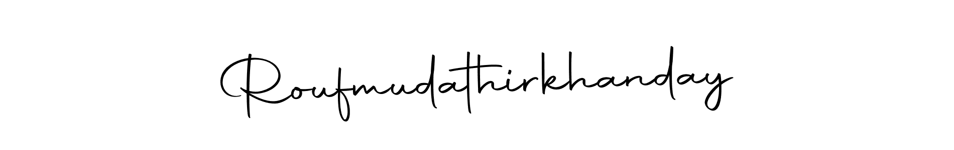 Check out images of Autograph of Roufmudathirkhanday name. Actor Roufmudathirkhanday Signature Style. Autography-DOLnW is a professional sign style online. Roufmudathirkhanday signature style 10 images and pictures png