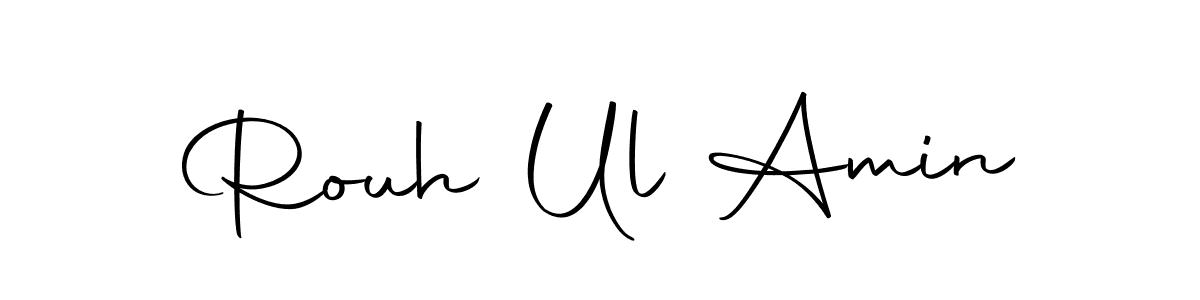 Autography-DOLnW is a professional signature style that is perfect for those who want to add a touch of class to their signature. It is also a great choice for those who want to make their signature more unique. Get Rouh Ul Amin name to fancy signature for free. Rouh Ul Amin signature style 10 images and pictures png