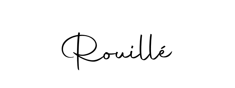 Rouillé stylish signature style. Best Handwritten Sign (Autography-DOLnW) for my name. Handwritten Signature Collection Ideas for my name Rouillé. Rouillé signature style 10 images and pictures png