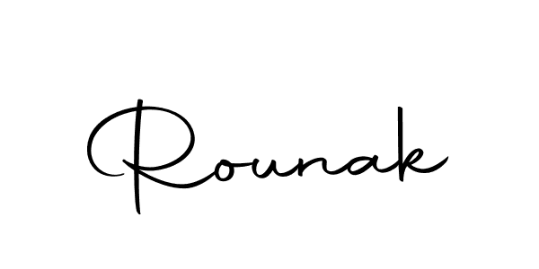 Make a beautiful signature design for name Rounak. With this signature (Autography-DOLnW) style, you can create a handwritten signature for free. Rounak signature style 10 images and pictures png