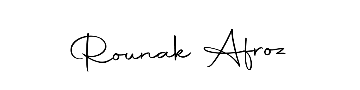 You can use this online signature creator to create a handwritten signature for the name Rounak Afroz. This is the best online autograph maker. Rounak Afroz signature style 10 images and pictures png