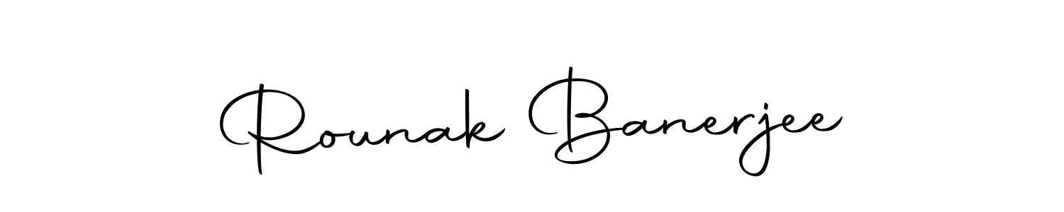 Make a short Rounak Banerjee signature style. Manage your documents anywhere anytime using Autography-DOLnW. Create and add eSignatures, submit forms, share and send files easily. Rounak Banerjee signature style 10 images and pictures png