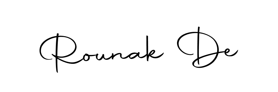This is the best signature style for the Rounak De name. Also you like these signature font (Autography-DOLnW). Mix name signature. Rounak De signature style 10 images and pictures png