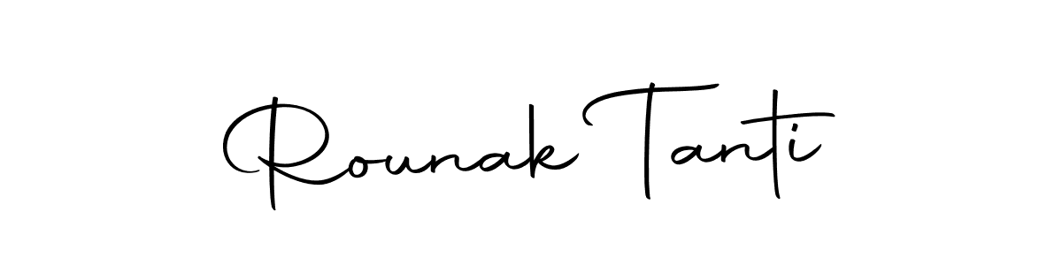 Use a signature maker to create a handwritten signature online. With this signature software, you can design (Autography-DOLnW) your own signature for name Rounak Tanti. Rounak Tanti signature style 10 images and pictures png