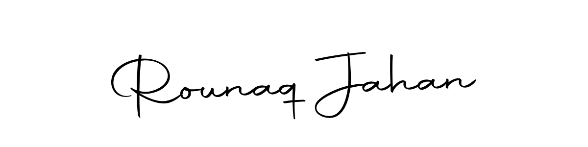 Make a short Rounaq Jahan signature style. Manage your documents anywhere anytime using Autography-DOLnW. Create and add eSignatures, submit forms, share and send files easily. Rounaq Jahan signature style 10 images and pictures png