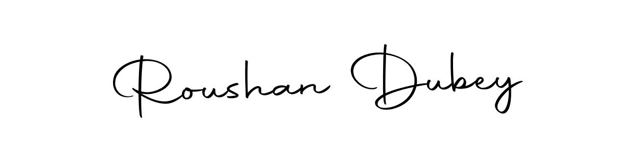 Similarly Autography-DOLnW is the best handwritten signature design. Signature creator online .You can use it as an online autograph creator for name Roushan Dubey. Roushan Dubey signature style 10 images and pictures png
