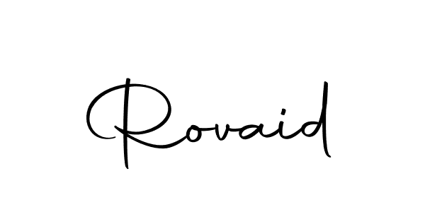 Similarly Autography-DOLnW is the best handwritten signature design. Signature creator online .You can use it as an online autograph creator for name Rovaid. Rovaid signature style 10 images and pictures png