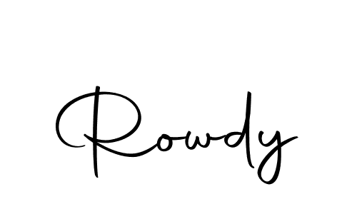 Also we have Rowdy name is the best signature style. Create professional handwritten signature collection using Autography-DOLnW autograph style. Rowdy signature style 10 images and pictures png