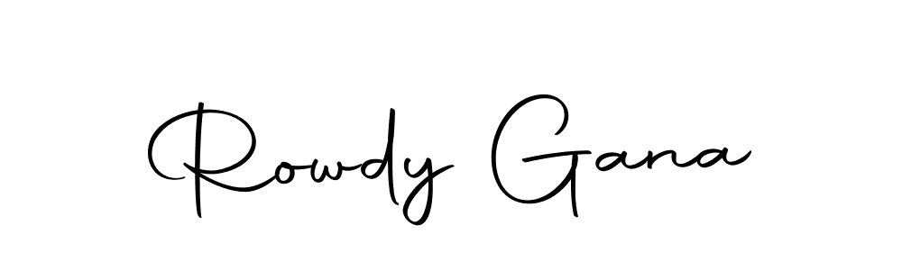 Rowdy Gana stylish signature style. Best Handwritten Sign (Autography-DOLnW) for my name. Handwritten Signature Collection Ideas for my name Rowdy Gana. Rowdy Gana signature style 10 images and pictures png
