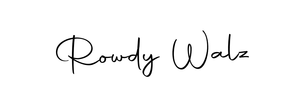 The best way (Autography-DOLnW) to make a short signature is to pick only two or three words in your name. The name Rowdy Walz include a total of six letters. For converting this name. Rowdy Walz signature style 10 images and pictures png