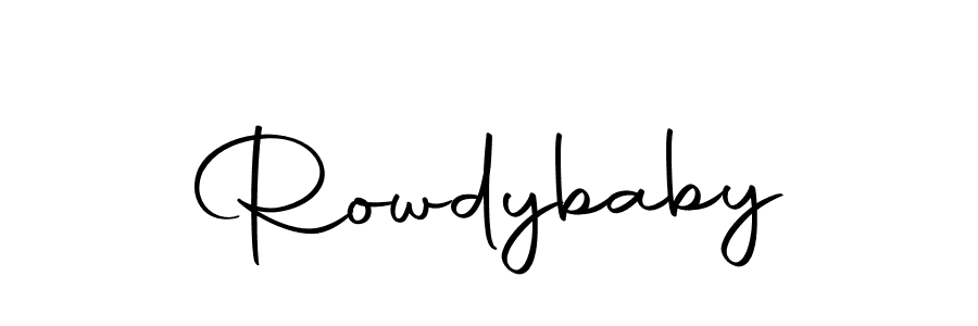 Make a beautiful signature design for name Rowdybaby. Use this online signature maker to create a handwritten signature for free. Rowdybaby signature style 10 images and pictures png